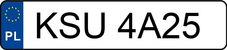 Numer rejestracyjny KSU 4A25 posiada BMW 318 - KSU4A25 Numer rejestracyjny KSU 4A25 posiada BMW 318 - KSU4A25