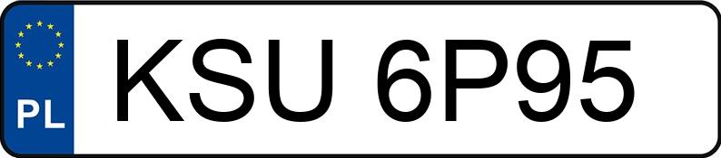 Numer rejestracyjny KSU6P95 posiada HONDA Civic 1.5i Kat. MR`91 LSi