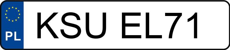 Numer rejestracyjny KSU EL71 posiada OPEL ASTRA - KSUEL71 Numer rejestracyjny KSU EL71 posiada OPEL ASTRA - KSUEL71