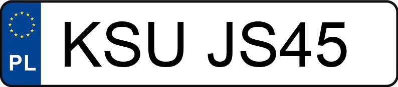 Numer rejestracyjny KSU JS45 posiada AUDI A4 2.0 TFSI Kat. MR`07 E4 B8 A4 2.0 TFSI Kat. MR`07 E4 B8 - KSUJS45