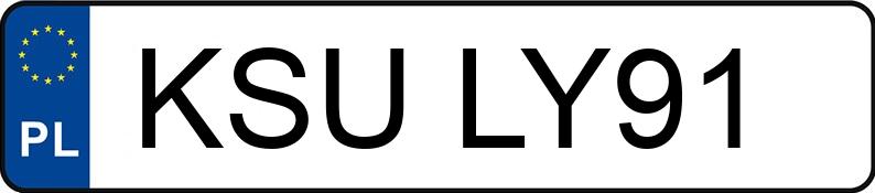 Numer rejestracyjny KSU LY91 posiada AUDI A5 - KSULY91