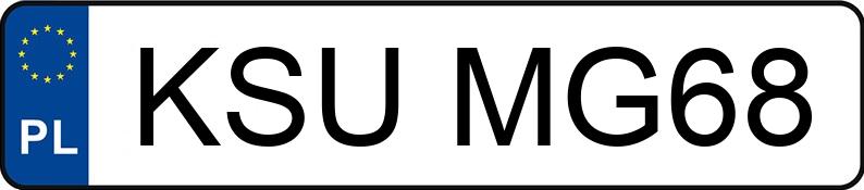 Numer rejestracyjny KSU MG68 posiada VOLVO S60 - KSUMG68