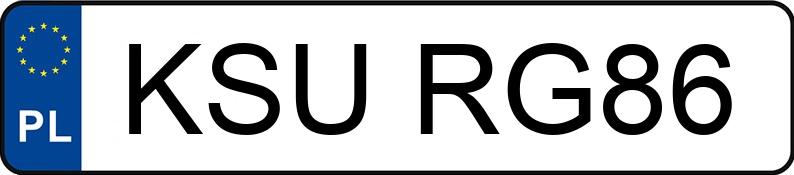 Numer rejestracyjny KSU RG86 posiada FORD ESCAPE - KSURG86 Numer rejestracyjny KSU RG86 posiada FORD ESCAPE - KSURG86