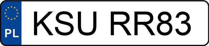 Numer rejestracyjny KSU RR83 posiada RENAULT LAGUNA - KSURR83