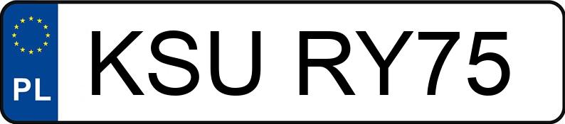 Numer rejestracyjny KSU RY75 posiada FIAT SEICENTO - KSURY75 Numer rejestracyjny KSU RY75 posiada FIAT SEICENTO - KSURY75