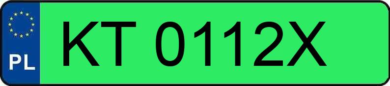 Numer rejestracyjny KT 0112X posiada FIAT PANDA - KT0112X Numer rejestracyjny KT 0112X posiada FIAT PANDA - KT0112X