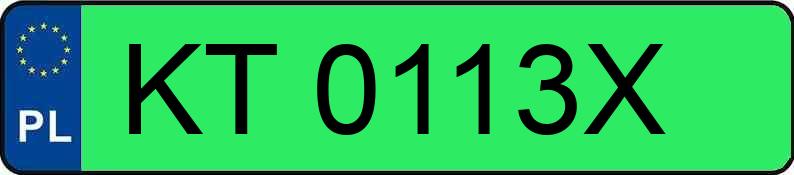 Numer rejestracyjny KT 0113X posiada FIAT Grande Panda E MR`25 Pop 44kWh - KT0113X Numer rejestracyjny KT 0113X posiada FIAT Grande Panda E MR`25 Pop 44kWh - KT0113X