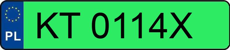 Numer rejestracyjny KT 0114X posiada SKODA ELROQ 50 - KT0114X Numer rejestracyjny KT 0114X posiada SKODA ELROQ 50 - KT0114X