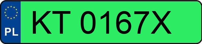 Numer rejestracyjny KT 0167X posiada FORD TRANSIT CUSTOM - KT0167X Numer rejestracyjny KT 0167X posiada FORD TRANSIT CUSTOM - KT0167X