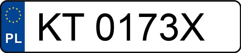 Numer rejestracyjny KT 0173X posiada FARIZON FARIZON SV SV - KT0173X