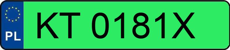 Numer rejestracyjny KT 0181X posiada PEUGEOT e-208 MR`20 Active 50kWh Aut. - KT0181X