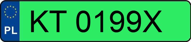 Numer rejestracyjny KT 0199X posiada PORSCHE MACAN 4 - KT0199X