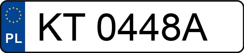 Numer rejestracyjny KT 0448A posiada SKODA OCTAVIA - KT0448A