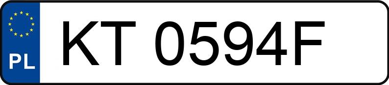Numer rejestracyjny KT 0594F posiada KIA SPORTAGE - KT0594F