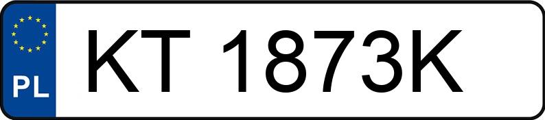 Numer rejestracyjny KT 1873K posiada VOLKSWAGEN GOLF - KT1873K Numer rejestracyjny KT 1873K posiada VOLKSWAGEN GOLF - KT1873K