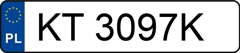 Numer rejestracyjny KT 3097K posiada JAECOO JAECOO7 PHEV - KT3097K