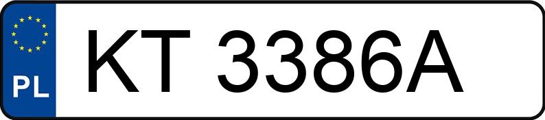 Numer rejestracyjny KT 3386A posiada VOLKSWAGEN GOLF - KT3386A Numer rejestracyjny KT 3386A posiada VOLKSWAGEN GOLF - KT3386A