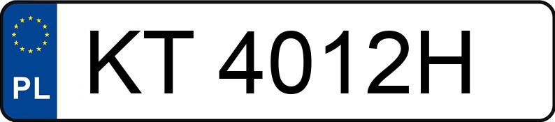 Numer rejestracyjny KT 4012H posiada RENAULT Megane Grandtour II 1.6 MR`07 E4 Business Line SL - KT4012H