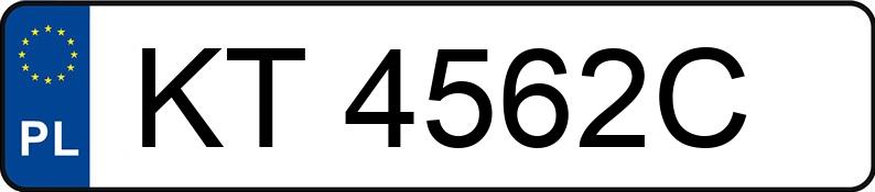 Numer rejestracyjny KT 4562C posiada TOYOTA COROLLA 1.8D - KT4562C