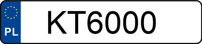 Numer rejestracyjny KT 6000 posiada RENAULT Kangoo II Express MR`08 E4 1.9t Pack Clim - KT6000