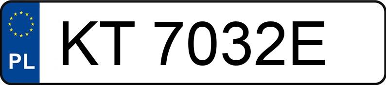 Numer rejestracyjny KT 7032E posiada CITROEN Xsara Picasso 1.8 16V Kat. MR`99 E3 Exclusive - KT7032E