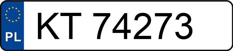 Numer rejestracyjny KT 74273 posiada NISSAN Prairie Kat. SLX PRO - KT74273 Numer rejestracyjny KT 74273 posiada NISSAN Prairie Kat. SLX PRO - KT74273