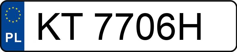 Numer rejestracyjny KT 7706H posiada RENAULT FLUENCE - KT7706H