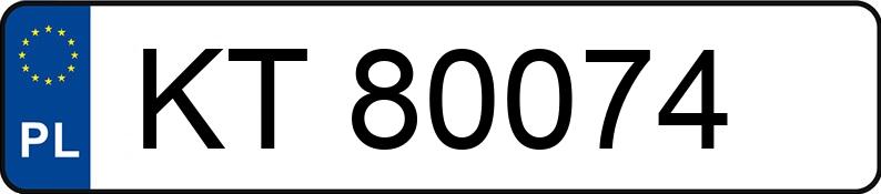 Numer rejestracyjny KT 80074 posiada FIAT Punto Evo 1.4 MR`09 E5 Active - KT80074 Numer rejestracyjny KT 80074 posiada FIAT Punto Evo 1.4 MR`09 E5 Active - KT80074