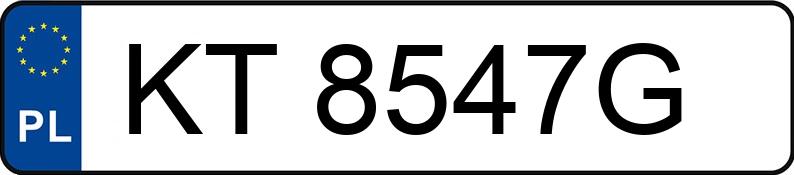 Numer rejestracyjny KT 8547G posiada SKODA SUPERB - KT8547G Numer rejestracyjny KT 8547G posiada SKODA SUPERB - KT8547G