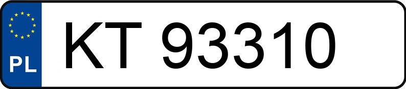 Numer rejestracyjny KT 93310 posiada TOYOTA Auris 1.6 MR`07 E4 Terra - KT93310 Numer rejestracyjny KT 93310 posiada TOYOTA Auris 1.6 MR`07 E4 Terra - KT93310