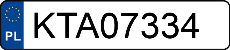 Numer rejestracyjny KTA 07334 posiada SEAT Ibiza 1.4 Kat. MR`96 6K SE / Safety - KTA07334