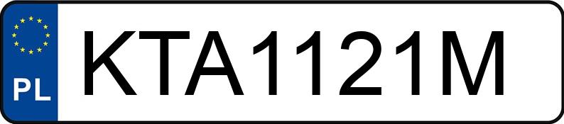 Numer rejestracyjny KTA 1121M posiada BMW 320D - KTA1121M