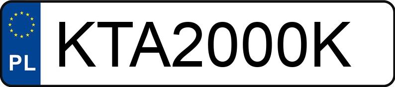 Numer rejestracyjny KTA 2000K posiada TOYOTA RAV 4 2.0 MR`13 E5 Prestige 4x4 Multidrive S - KTA2000K Numer rejestracyjny KTA 2000K posiada TOYOTA RAV 4 2.0 MR`13 E5 Prestige 4x4 Multidrive S - KTA2000K