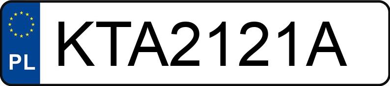 Numer rejestracyjny KTA 2121A posiada OPEL OMEGA-B-CARAVAN - KTA2121A