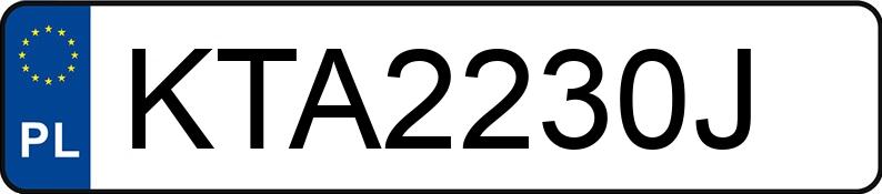 Numer rejestracyjny KTA 2230J posiada BMW 120 Diesel MR`15 E6 F20/F21 xDrive Steptronic - KTA2230J