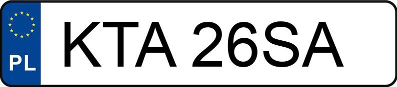 Numer rejestracyjny KTA 26SA posiada FSO Polonez Truck MR`93 2.3t 1.6 GLI DC - KTA26SA Numer rejestracyjny KTA 26SA posiada FSO Polonez Truck MR`93 2.3t 1.6 GLI DC - KTA26SA
