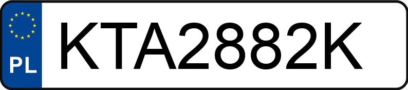 Numer rejestracyjny KTA 2882K posiada FORD Fiesta 1.6 EcoBoost MR`13 E5 ST200 - KTA2882K