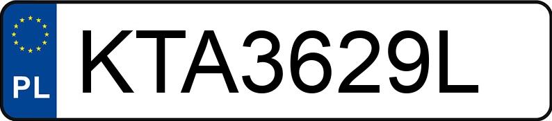 Numer rejestracyjny KTA 3629L posiada VOLKSWAGEN GOLF - KTA3629L Numer rejestracyjny KTA 3629L posiada VOLKSWAGEN GOLF - KTA3629L