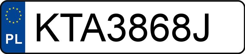Numer rejestracyjny KTA 3868J posiada SEAT LEON - KTA3868J Numer rejestracyjny KTA 3868J posiada SEAT LEON - KTA3868J