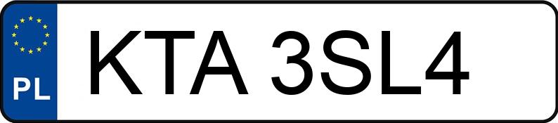 Numer rejestracyjny KTA 3SL4 posiada MERCEDES-BENZ E 200 Kat. 124 E 200 - KTA3SL4