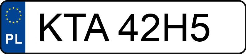 Numer rejestracyjny KTA 42H5 posiada FIAT 126 ELX Maluch SX - KTA42H5