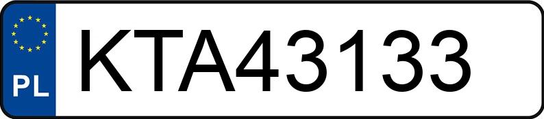 Numer rejestracyjny KTA 43133 posiada BMW 530 Diesel MR`03 E3 E60 530 Diesel MR`03 E3 E60 - KTA43133