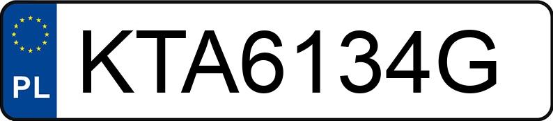 Numer rejestracyjny KTA 6134G posiada OPEL ZAFIRA TOURER - KTA6134G