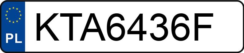 Numer rejestracyjny KTA 6436F posiada PEUGEOT 407 - KTA6436F