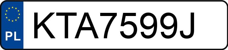 Numer rejestracyjny KTA 7599J posiada BMW M550I - KTA7599J