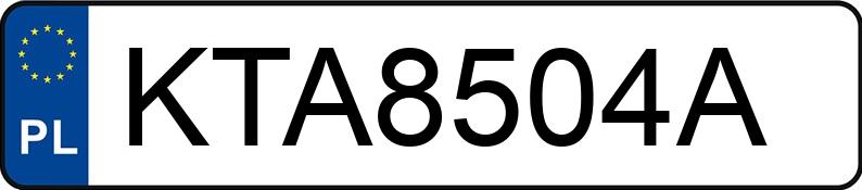 Numer rejestracyjny KTA 8504A posiada FIAT ALBEA 1.2 16V - KTA8504A