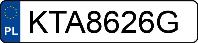 Numer rejestracyjny KTA 8626G posiada VOLVO V 70 - KTA8626G