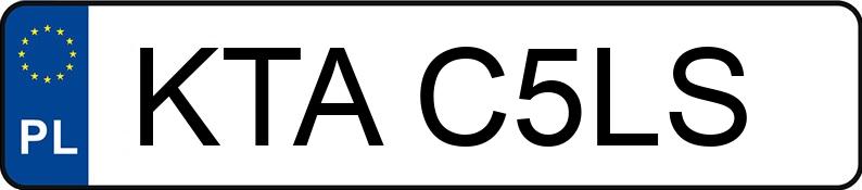 Numer rejestracyjny KTA C5LS posiada SUZUKI Sport./Szosowe do 600 ccm GSR 600 A/ABS - KTAC5LS