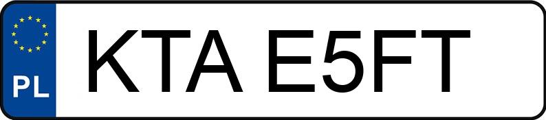 Numer rejestracyjny KTA E5FT posiada YAMAHA Sport.-turyst. do 600 ccm FZ 6 Fazer - KTAE5FT Numer rejestracyjny KTA E5FT posiada YAMAHA Sport.-turyst. do 600 ccm FZ 6 Fazer - KTAE5FT