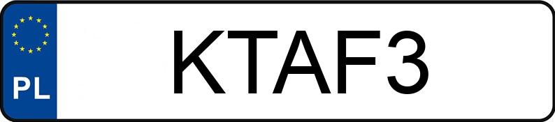 Numer rejestracyjny KTA F3 posiada FIAT 125P - KTAF3